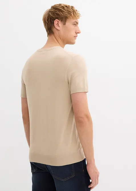 Stickad T-shirt, bonprix