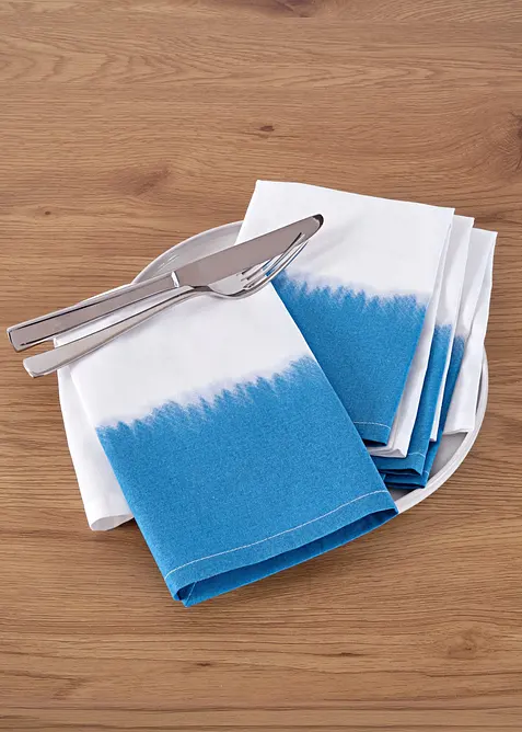 Servetter av ekologisk bomull (4-pack), bonprix