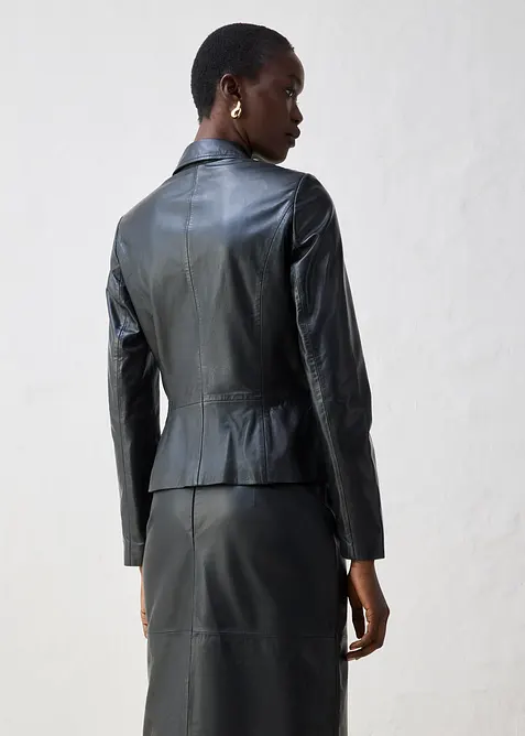 Kort kavaj i lammnappa, bonprix