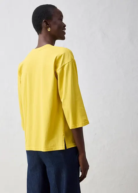 Utst&auml;lld topp med silke, bonprix