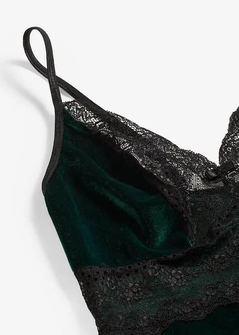 Sammetsbody ouvert, bonprix