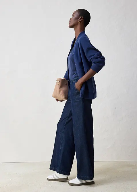 Oversizecardigan med merinoull, bonprix