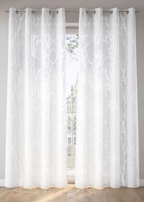 Burnout-gardin (1-pack), bonprix