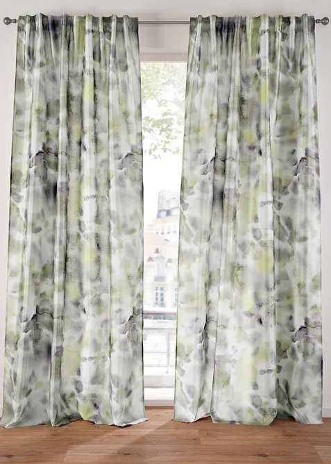 M&ouml;nstrad gardinl&auml;ngd (1-pack), bonprix