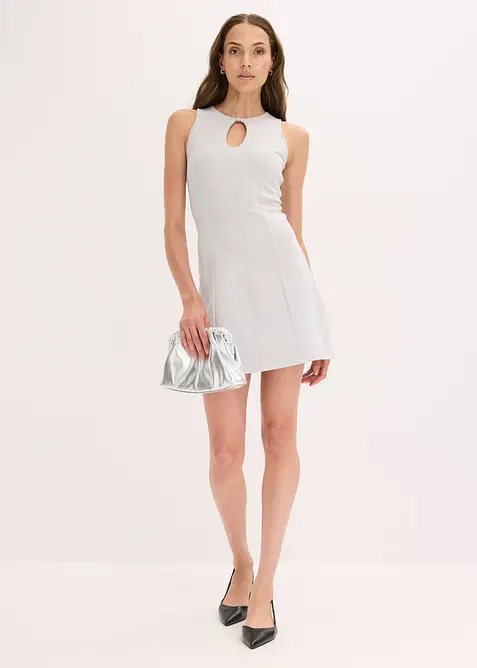 Minikl&auml;nning med prydnadsknapp, bonprix