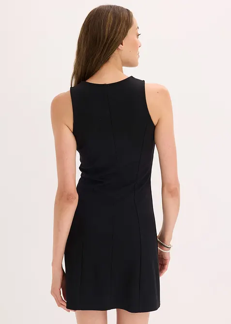 Miniklänning med prydnadsknapp, bonprix