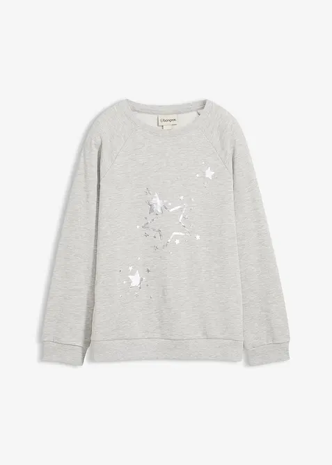 Sweatshirt i ren bomull, bonprix