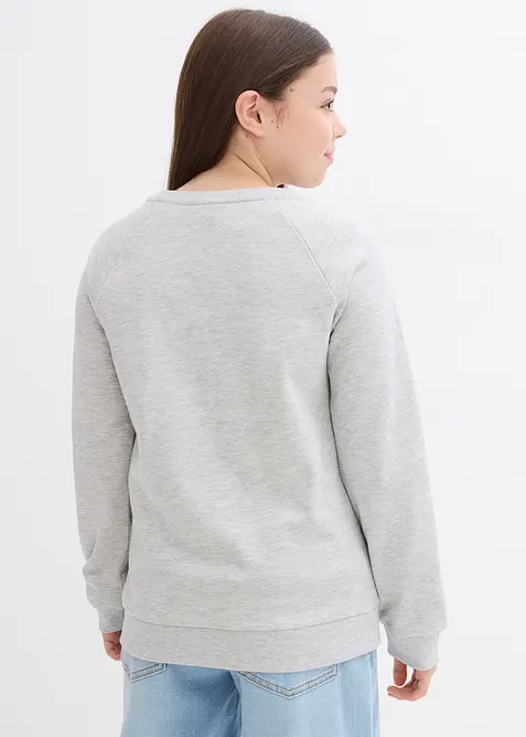 Sweatshirt i ren bomull, bonprix