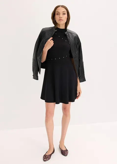 Miniklänning med nitar, bonprix