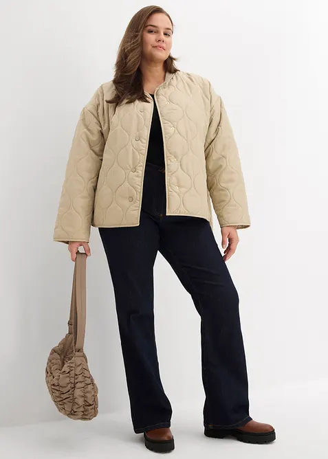 Ultratunn, kviltad täckjacka, oversized, bonprix