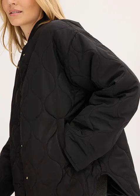 Ultratunn, kviltad t&auml;ckjacka, oversized, bonprix