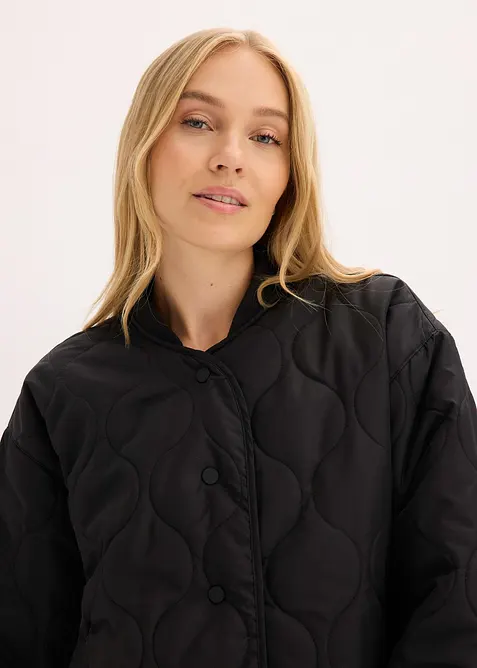 Ultratunn, kviltad t&auml;ckjacka, oversized, bonprix