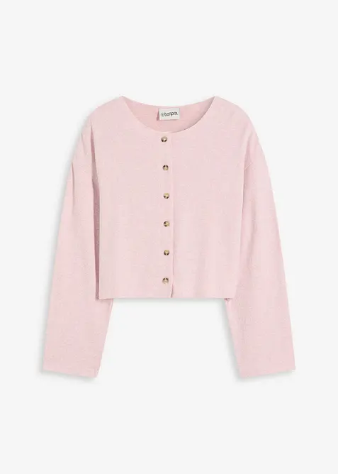 Ribbstickad cardigan, bonprix