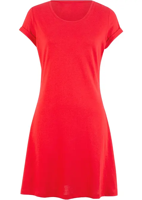 Jerseyklänning i ren bomull, bonprix