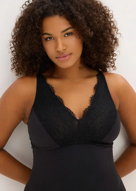 Body med ben och medelhög formande effekt, bonprix