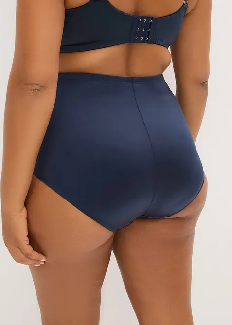 Trosa i glansigt material med medelh&ouml;g formande effekt (2-pack), bonprix