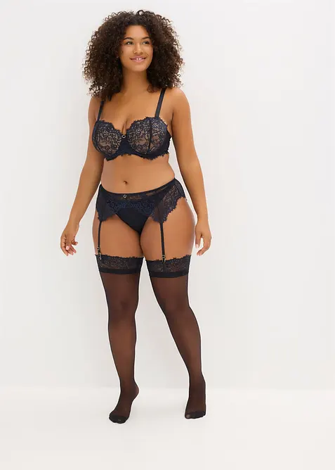 Strumpebandshållare i skir spets, bonprix