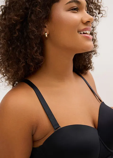 Formpressad BH med glansiga effekter, bonprix