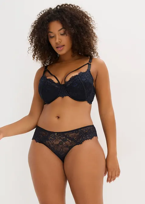 Hipstertrosa i skir spets, bonprix