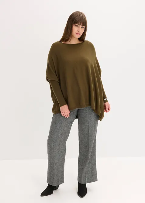 Tröja i fintrådig viskosmix, bonprix