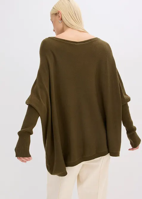 Tröja i fintrådig viskosmix, bonprix