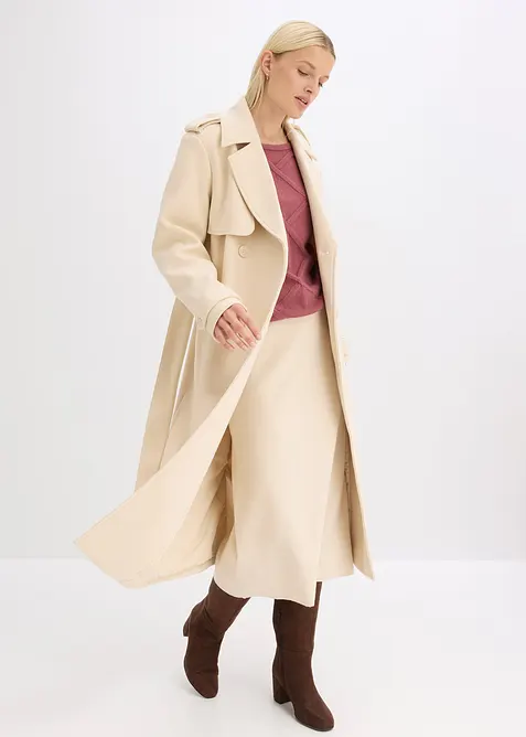 Tröja med flätmönster, bonprix