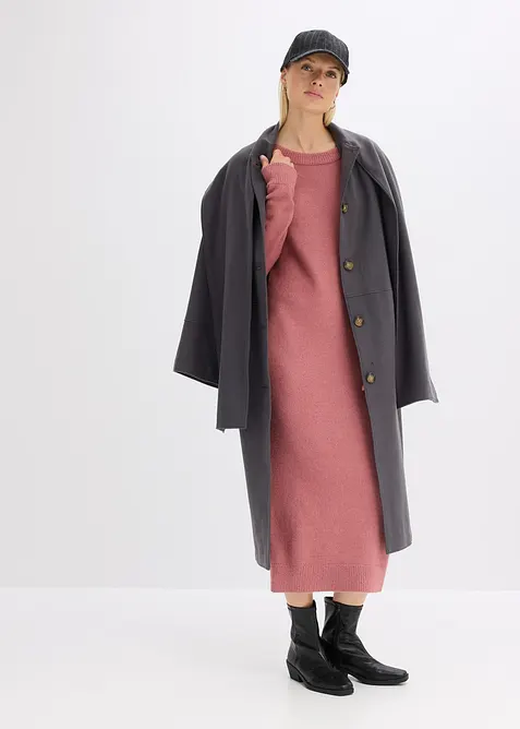 Stickad klänning, bonprix