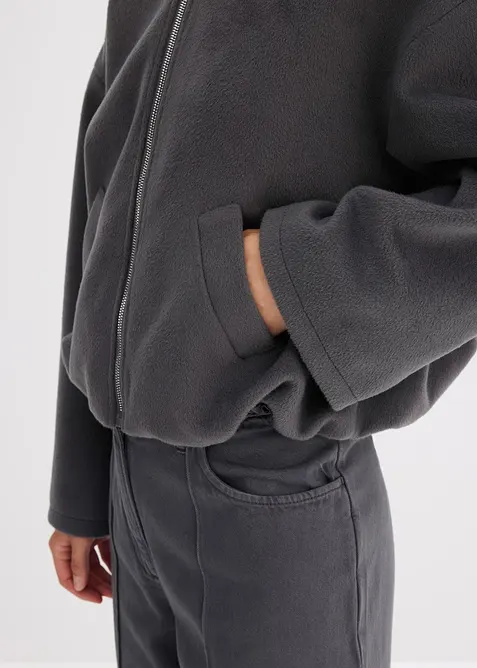 Blusjacka med ballongformad nederkant, bonprix