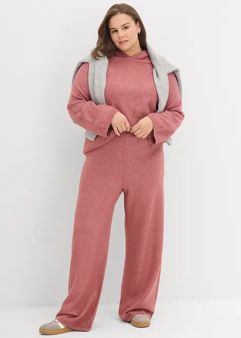 Stickad byxa, bonprix