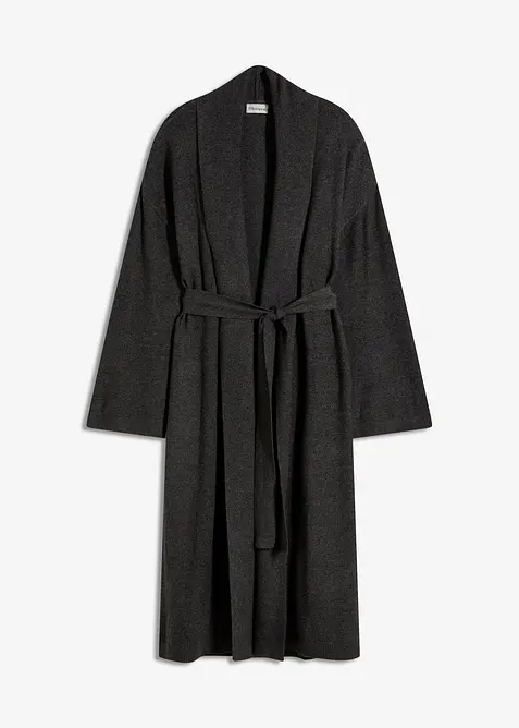 Stickad kappa i mjuk viskosmix, bonprix