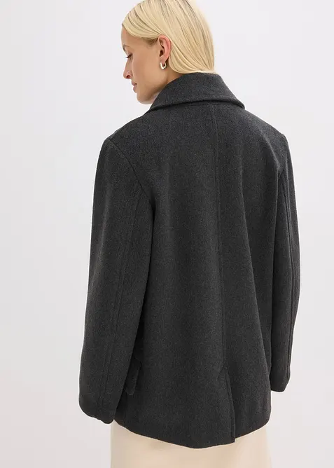 Skepparjacka med yllelook, bonprix