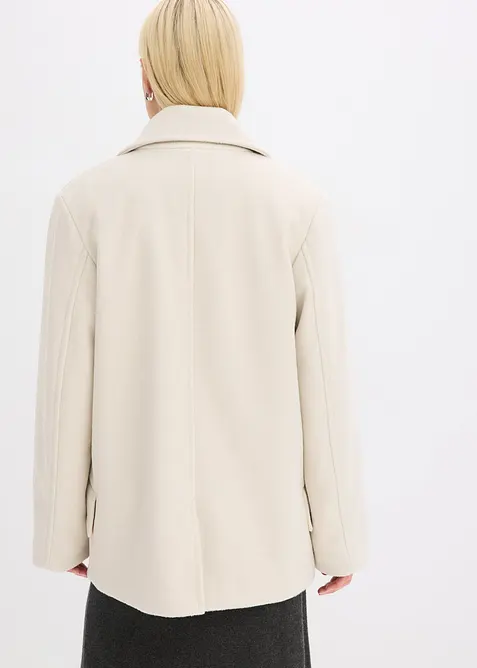 Skepparjacka med yllelook, bonprix