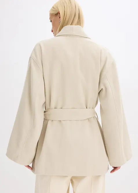 Jacka med yllelook, bonprix