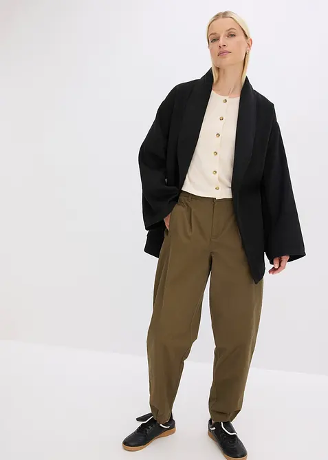 Jacka med yllelook, bonprix