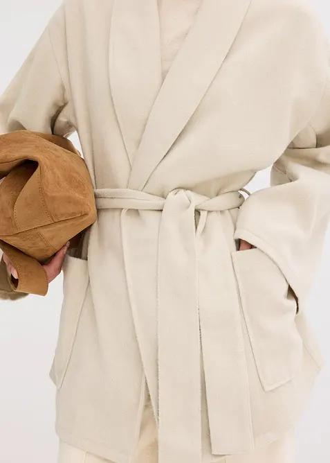 Jacka med yllelook, bonprix