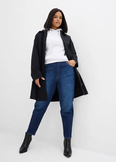 Mom Jeans High Waist, cropped, bonprix