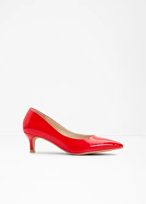 Pumps i lackmaterial, bonprix