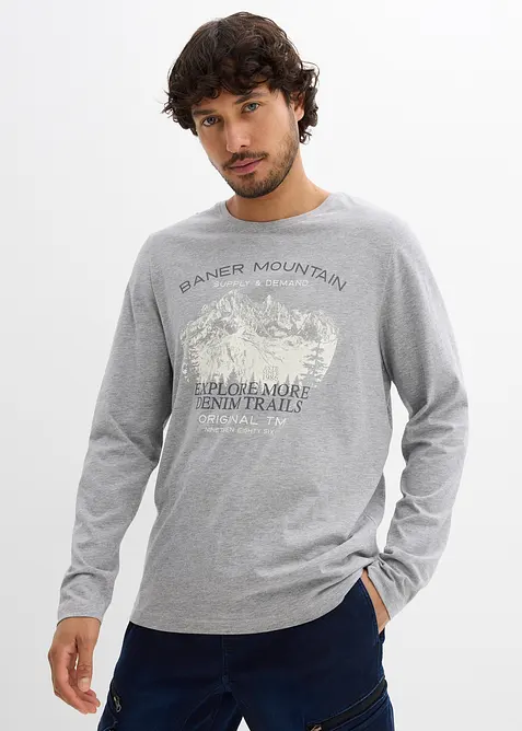 Långärmad T-shirt (2-pack), bonprix