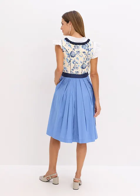 Dirndl med broderat förkläde (2 delar), bonprix