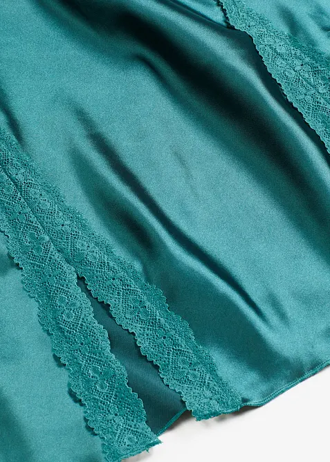 Negligé i satin, bonprix