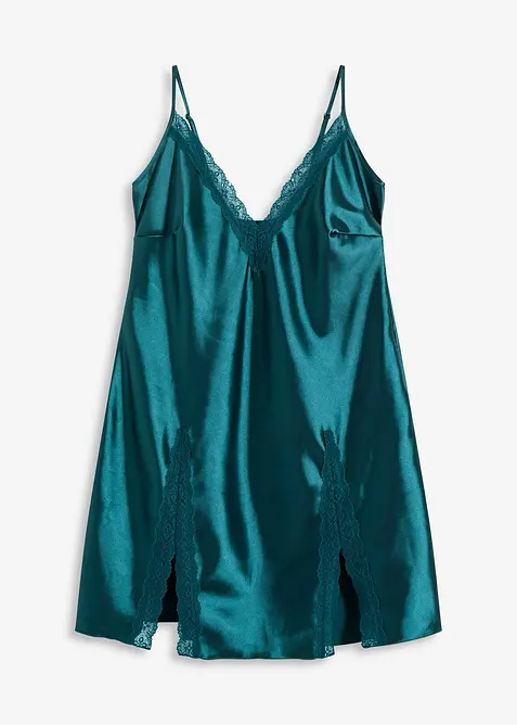 Negligé i satin, bonprix