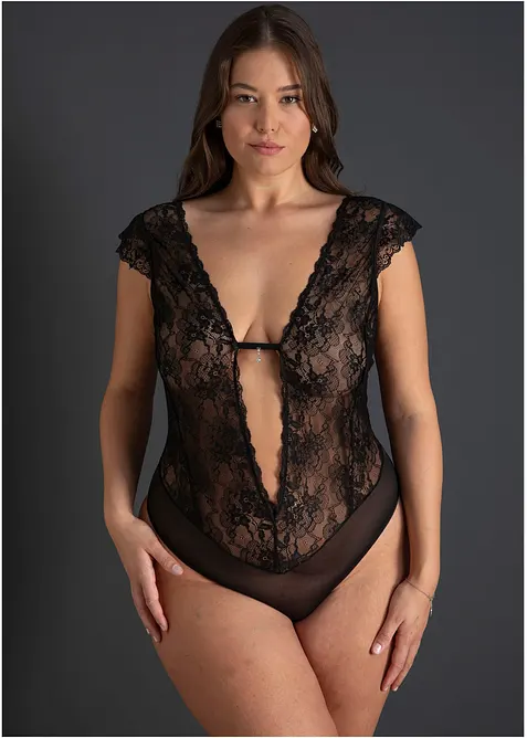 Stringbody med öppen gren, bonprix