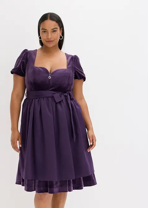 Dirndl och förkläde (2 delar), bonprix