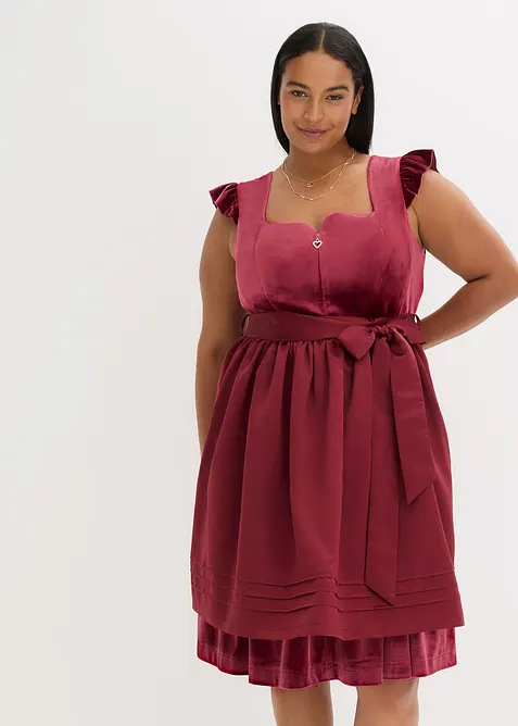 Dirndl och Förkläde (2-delat set), bonprix