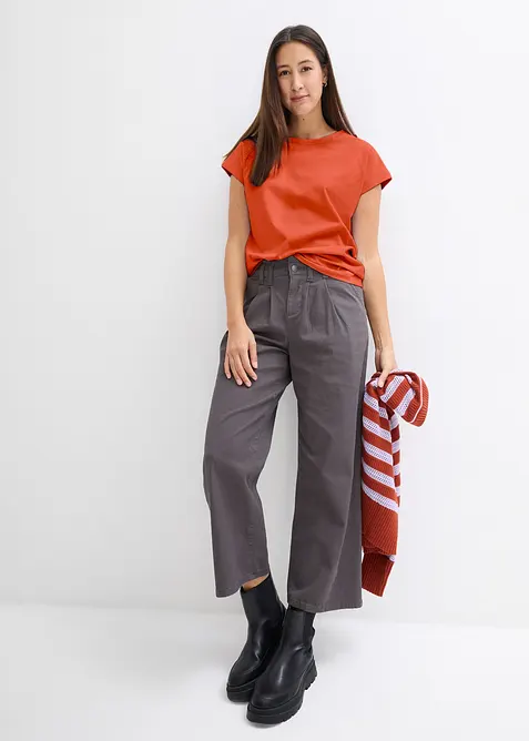 T-shirt i ren ekologisk bomull, bonprix