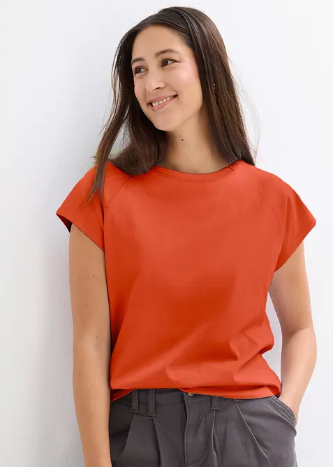 T-shirt i ren ekologisk bomull, bonprix