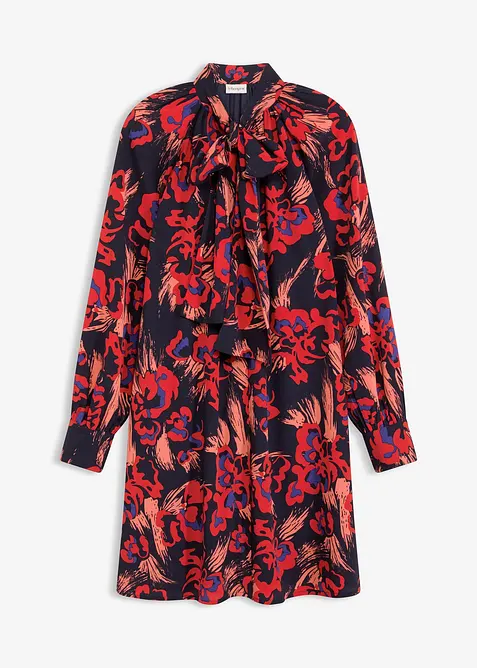 Klänning med knytband, bonprix