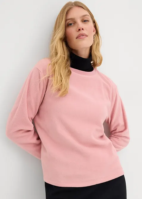 Värmade fleecetopp, bonprix