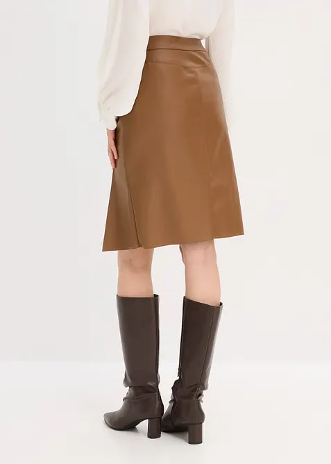 Pennkjol i skinnimitation, bonprix