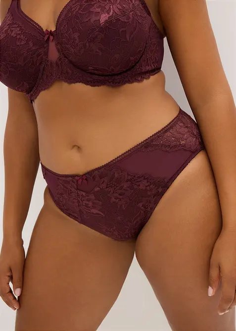 Maxitrosa med skir spets, bonprix